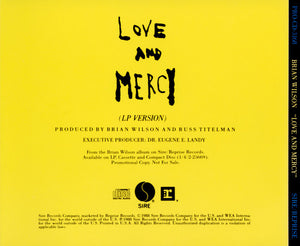 Brian Wilson : Love And Mercy (CD, Single, Promo)