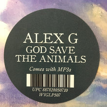 Load image into Gallery viewer, Alex G (2) : God Save The Animals (LP, Album)
