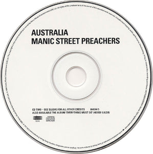 Manic Street Preachers : Australia (CD, Single, CD2)