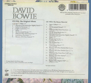 David Bowie : David Bowie (CD, Album, RE + CD, Comp + RM, Spe)