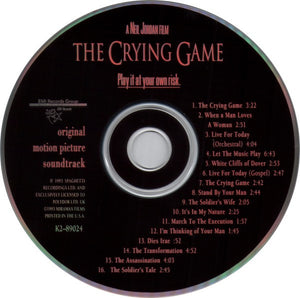 Various : The Crying Game (Original Motion Picture Soundtrack) (CD, Album)