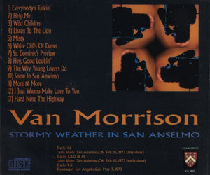 Van Morrison : Stormy Weather In San Anselmo (CD, Unofficial)