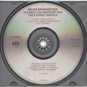 Bruce Springsteen : The Wild, The Innocent & The E Street Shuffle (CD, Album, RE)