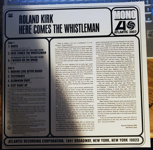 Roland Kirk : Here Comes The Whistleman (LP, Album, Mono, RE, RM, Ora)