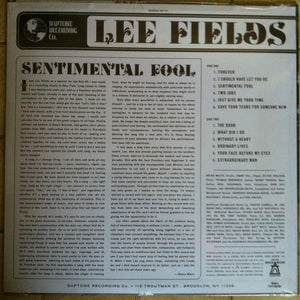 Lee Fields : Sentimental Fool (LP, Album, Ltd, Ora)