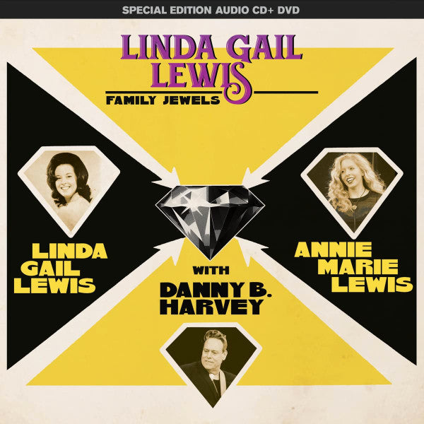 Linda Gail Lewis, Annie Marie Lewis With Danny B. Harvey : Family Jewels (CD, Album, S/Edition + DVD, Album, Reg)