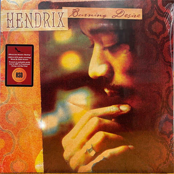 Jimi Hendrix : Burning Desire (LP, Ora + LP, Red + RSD, Ltd, RE)