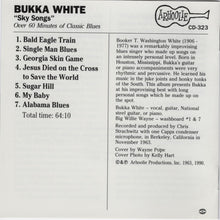 Load image into Gallery viewer, Bukka White : Sky Songs (CD, Comp)
