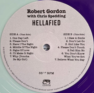 Robert Gordon (2) With Chris Spedding : Hellafied (LP, Ltd, Blu)