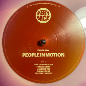 Dayglow (2) : People In Motion (LP, Album, Ltd, Yel)