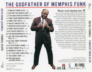 Rufus Thomas : Funkiest Man Alive (The Stax Funk Sessions 1967 - 1975) (CD, Comp, Promo)