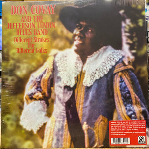 Don Covay And The Jefferson Lemon Blues Band : Different Strokes For Different Folks (LP, Album, Ltd, RE, Red)