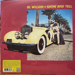 Al Wilson : Show And Tell (LP, Album, Ltd, RE, Whi)