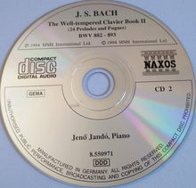 Load image into Gallery viewer, J. S. Bach*, Jenő Jandó* : The Well-Tempered Clavier Book II (24 Preludes And Fugues) (2xCD)
