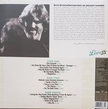 Load image into Gallery viewer, Kris Kristofferson : Live From Austin TX (LP, Ltd, Gre + LP, S/Sided, Ltd, Gre + Album, RE)
