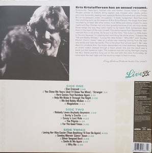 Kris Kristofferson : Live From Austin TX (LP, Ltd, Gre + LP, S/Sided, Ltd, Gre + Album, RE)
