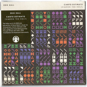 Erik Hall : Canto Ostinato (Simeon Ten Holt) (CD, Album)