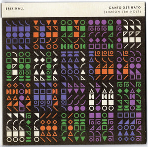 Erik Hall : Canto Ostinato (Simeon Ten Holt) (CD, Album)