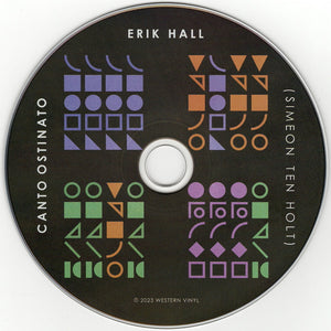 Erik Hall : Canto Ostinato (Simeon Ten Holt) (CD, Album)