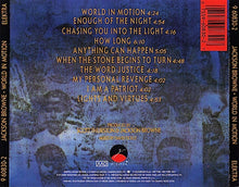 Load image into Gallery viewer, Jackson Browne : World In Motion (CD, Album)
