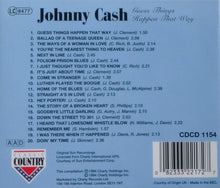 Load image into Gallery viewer, Johnny Cash : Guess Things Happen That Way (CD, Comp)
