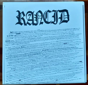 Rancid : Rancid (LP, Album, RE)