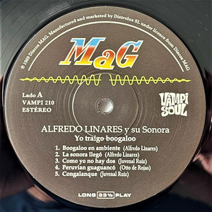 Alfredo Linares Y Su Sonora : Yo Traigo Boogaloo (LP, Album, RE)