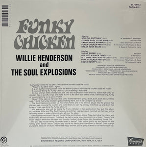 Willie Henderson And The Soul Explosions : Funky Chicken (LP, Album, RSD, Ltd, RE, Ora)