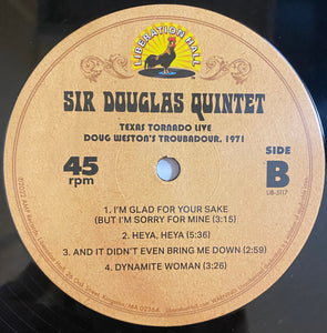 Sir Douglas Quintet : Texas Tornado Live - Doug Weston's Troubadour, 1971 (LP, RSD)