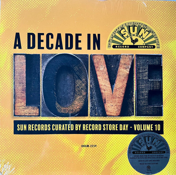 Various : A Decade In Love: Sun Records Curated By Record Store Day - Volume 10 (LP, RSD, Comp)