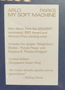 Arlo Parks : My Soft Machine (LP, Album, Ltd, Gre)