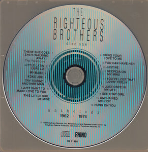The Righteous Brothers : Anthology (1962-1974) (2xCD, Comp)