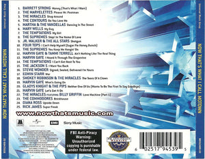 Various : Now That's What I Call Motown (CD, Comp)