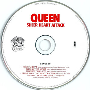 Queen : Sheer Heart Attack (CD, Album, RE, RM + CD, EP + Dlx)