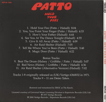 Load image into Gallery viewer, Patto (2) : Hold Your Fire (CD, Album, RE, RM, Min)
