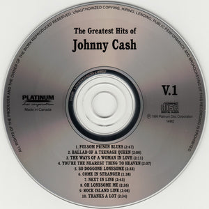 Johnny Cash : The Greatest Hits Of Johnny Cash (CD, Comp)