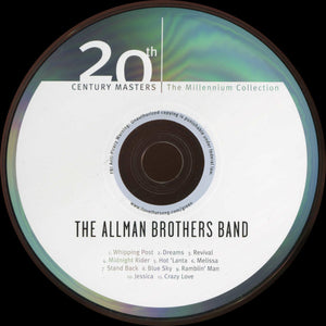 The Allman Brothers Band : The Best Of The Allman Brothers Band (CD, Comp, RM)