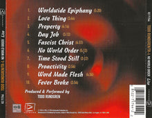 Load image into Gallery viewer, Todd Rundgren / TR-I : No World Order Lite (CD, Album)
