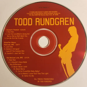 Todd Rundgren : Live (CD)