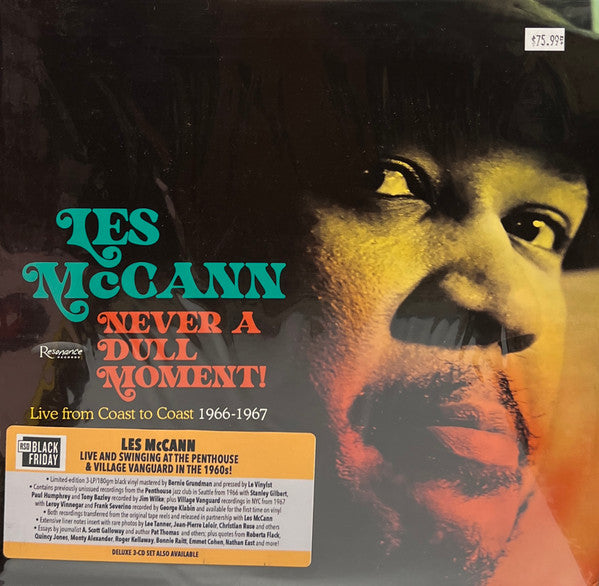 Les McCann : Never A Dull Moment! (Live From Coast To Coast 1966-1967) (3xLP, RSD, Ltd, Num)