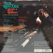 Load image into Gallery viewer, Les McCann : Never A Dull Moment! (Live From Coast To Coast 1966-1967) (3xLP, RSD, Ltd, Num)
