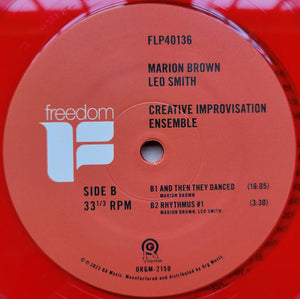 Marion Brown & Leo Smith* : Creative Improvisation Ensemble (LP, Album, RSD, RE, Red)