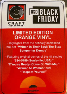 Various : Written In Their Soul (The Hits: The Stax Songwriter Demos) (LP, Album, RSD, Ltd, Ora)