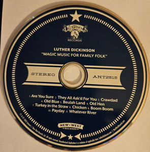 Luther Dickinson : Magic Music For Family Folk (CD, Album)