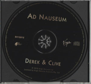 Derek & Clive : Ad Nauseam (CD, Album)