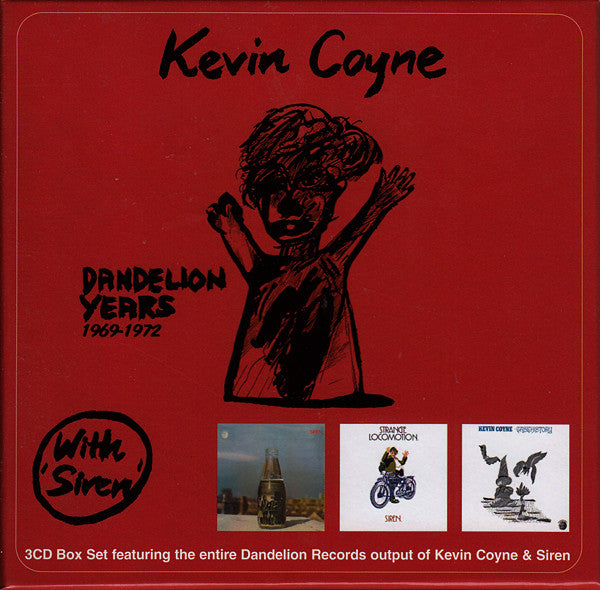 Kevin Coyne With Siren (13) : Dandelion Years 1969-1972 (3xCD, Comp + Box, RE)