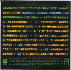 XTC - Wasp Star (Apple Venus Volume 2) (CD, Album, Promo, Car)