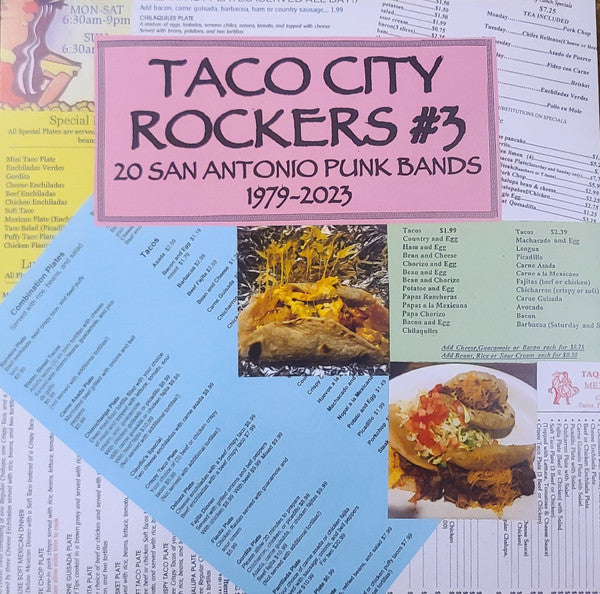 Various : Taco City Rockers #3 20 San Antonio Punk Bands 1979-2023 (12