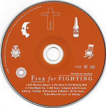 Load image into Gallery viewer, Five For Fighting : The Battle For Everything (CD, Album)
