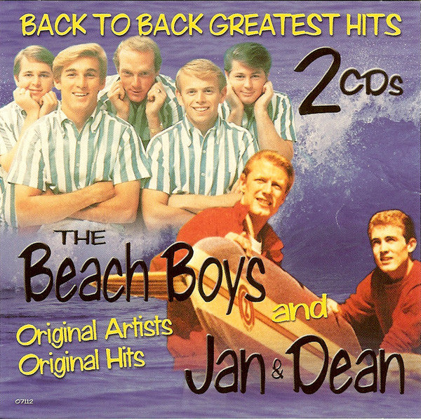 The Beach Boys And Jan & Dean - Back To Back Greatest Hits (2xCD, Comp)